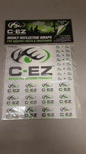 Load image into Gallery viewer, C-EZ Highly Reflective Numbered Wraps 1-Window 12-Arrow 9-Treestand Black/Green