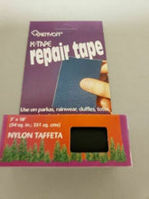 Load image into Gallery viewer, Kenyon K-Tape 3" x 18" Black Taffeta Nylon Adhesive-Backed Repair Tape