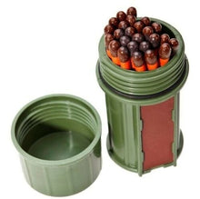 Load image into Gallery viewer, UCO Stormproof Match Kit Green Matchbox w/25 Waterproof Long Burn Matches/Case