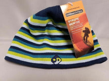 Load image into Gallery viewer, Outdoor Designs Knitted Stripe Beanie Hat w/Fleece 100 Headband - Reef Color