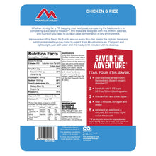 Load image into Gallery viewer, Mountain House Rice & Chicken Pro-Pak