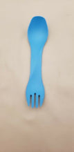 Load image into Gallery viewer, Humangear GoBites Uno Spoon/Fork Combo Utensil Light Blue OEM - Sturdy BPA-Free