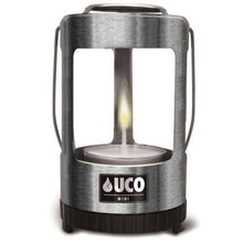 Load image into Gallery viewer, UCO Mini Candle Lantern Silver Aluminum Tealight Candles Tent Light & Warmth