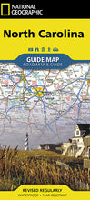 Load image into Gallery viewer, National Geographic GuideMap NC North Carolina Road Map/Travel Guide GM01020542