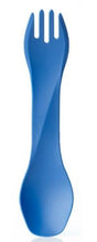 Load image into Gallery viewer, Human Gear GoBites Uno Spoon/Fork Combo Utensil Blue - Sturdy BPA-Free Nylon
