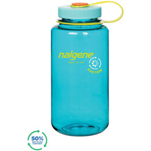 Load image into Gallery viewer, Nalgene Wide Mouth 32 oz Sustain Bottle Cerulean 2020-0432