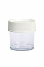 Load image into Gallery viewer, Nalgene 4oz Air-Tight Wide Mouth Kitchen Storage Jar Clear w/White Lid BPA-Free