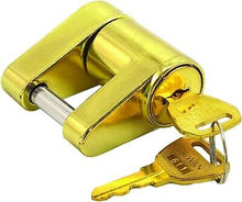 Load image into Gallery viewer, Shoreline Marine Sturdy Brass Trailer Hitch Coupler Latch Lock w/2 Keys
