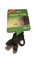 Load image into Gallery viewer, Coghlan's Zipper Pulls 4-Pack Backpacking Camping Fishing Coghlans 9944