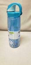 Load image into Gallery viewer, Nalgene On The Fly 24oz Water Bottle Clear Blue w/Glacial Blue OTF Cap--BPA Free