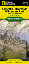 Load image into Gallery viewer, National Geographic Absorka-Beartooth Wilderness Map Pack Bundle TI01021272B