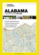 Load image into Gallery viewer, National Geographic Alabama Recreation Atlas Map Road & Topo Maps ST01020701
