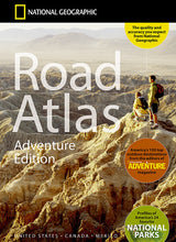 Load image into Gallery viewer, National Geographic Road Atlas Adventure Edition 50 United States Canada Mexico RD00620166