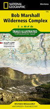 Load image into Gallery viewer, National Geographic Trails Illustrated MT Bob Marshall Wilderness Topo Map TI00000725
