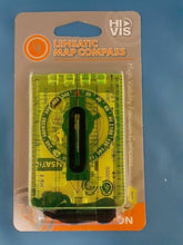Load image into Gallery viewer, Ultimate Survival UST Hi-Vis Lensatic Map Compass w/Manifier, Scales, & Lanyard