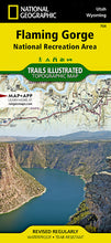 Load image into Gallery viewer, National Geographic Trails Illustrated Utah Flaming Gorge/East Uintas Map TI00000704
