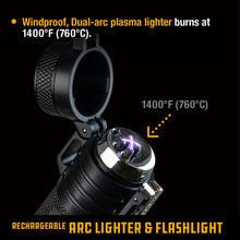 Load image into Gallery viewer, UCO Rechargeable Arc Lighter & LED Flashlight MT-TORCH-ARC