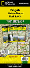Load image into Gallery viewer, National Geographic Pisgah Nat Forest Map Pack Bundle TI01021244B