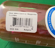 Load image into Gallery viewer, Nalgene Wide Mouth 16 oz Sustain Bottle Electric Magenta 2020-1616