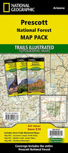 Load image into Gallery viewer, National Geographic Trails Illustrated AZ Prescott Nat Forest Map Pack Bundle