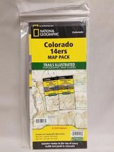 Load image into Gallery viewer, Colorado 14ers Topographic Map Guide Bundle Pack TI01021206B