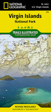 Load image into Gallery viewer, National Geographic St John USVI Virgin Islands Trails Illustrated Map 236