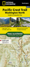 Load image into Gallery viewer, National Geographic TI Pacific Crest Trail WA North Map Guide TI00001002