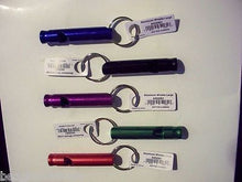 Load image into Gallery viewer, Liberty Mountain Large Aluminum Whistle Red 2-Pack Emergency/Signal/Survival