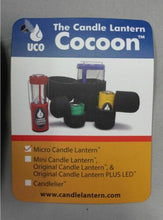 Load image into Gallery viewer, UCO Neoprene Lightweight Storage Cocoon Case Black for Micro Candle Lantern