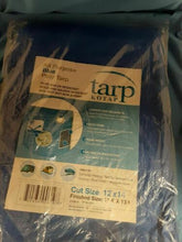 Load image into Gallery viewer, Kotap 12' x 14' UV Resistant Waterproof Blue Poly Tarp w/Grommets & Rope Hem