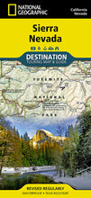 Load image into Gallery viewer, National Geographic Destination Travel Map California CA Sierra Nevada DM01020627