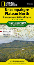 Load image into Gallery viewer, National Geographic Uncompahgre Nat Forest Map Pack Bundle TI01021253B