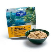 Load image into Gallery viewer, Backpacker's Pantry Organic Peanut Butter Raisin Oatmeal 1-Srv Freeze Dried Food