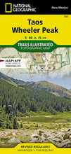 Load image into Gallery viewer, National Geographic Trails Illustrated Mexico Taos Wheeler Peak Map TI00000730