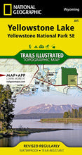 Load image into Gallery viewer, National Geographic Trails Illustrated WY Southeast Yellowstone Lake Map TI00000305