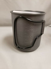Load image into Gallery viewer, Olicamp Space Saver Mug HA Aluminum Travel Cup 24 fl oz w/Black Folding Handles