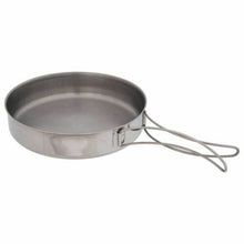 Load image into Gallery viewer, Olicamp AK 3 Qt Stainless Steel Mess Kit Cookset w/Pot--Fry Pan Lid--Stuff Sack