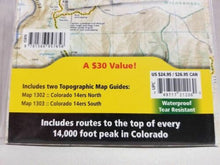 Load image into Gallery viewer, Colorado 14ers Topographic Map Guide Bundle Pack TI01021206B