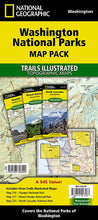 Load image into Gallery viewer, National Geographic WA Natl Parks Map Pack Bundle TI01021130B