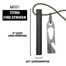 Load image into Gallery viewer, UCO Titan Fire Striker Ferro Rod with Survival Tool MT-FS-TITAN