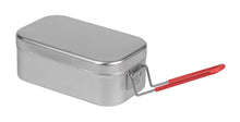 Load image into Gallery viewer, Trangia Ultralight Aluminum Mess Tin Small w/Red Handle - 6.5"L x 3.5"W x 2.6"T
