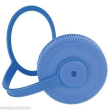 Load image into Gallery viewer, Nalgene Replacement Lid/Cap Blue OEM for 16oz (1 Pint) Wide Mouth Bottle Only!