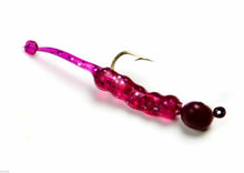 Load image into Gallery viewer, Celsius Ice Sprout 1/32 Jig head with Tail Purple CE-SPT32PUR Fishing Lure 3-PK