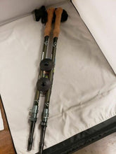 Load image into Gallery viewer, Komperdell Ridgehiker Cork Grip Power Lock Trekking Poles 1-Pair w/Baskets
