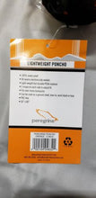 Load image into Gallery viewer, Peregrine Equipment PEVA 52" x 80" Rain Poncho PVC Free w/Snaps & Hood Orange