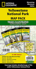 Load image into Gallery viewer, National Geographic Yellowstone Nat Park Map Bundle TI01020579B