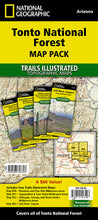 Load image into Gallery viewer, National Geographic AZ Tonto National Forest Map Pack TI01020511B