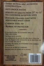 Load image into Gallery viewer, Texsport Trekking Pole 27" - 53" Adjustable Shock-Absorbing w/Basket 14096