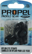 Load image into Gallery viewer, Shoreline Marine Propel Paddle Gear Kayak Nylon Eye Straps 6-Pack w/Hardware