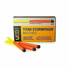Load image into Gallery viewer, UCO Titan Stormproof Matches 25-Pack w/2 Extra Strikers Windproof Waterproof